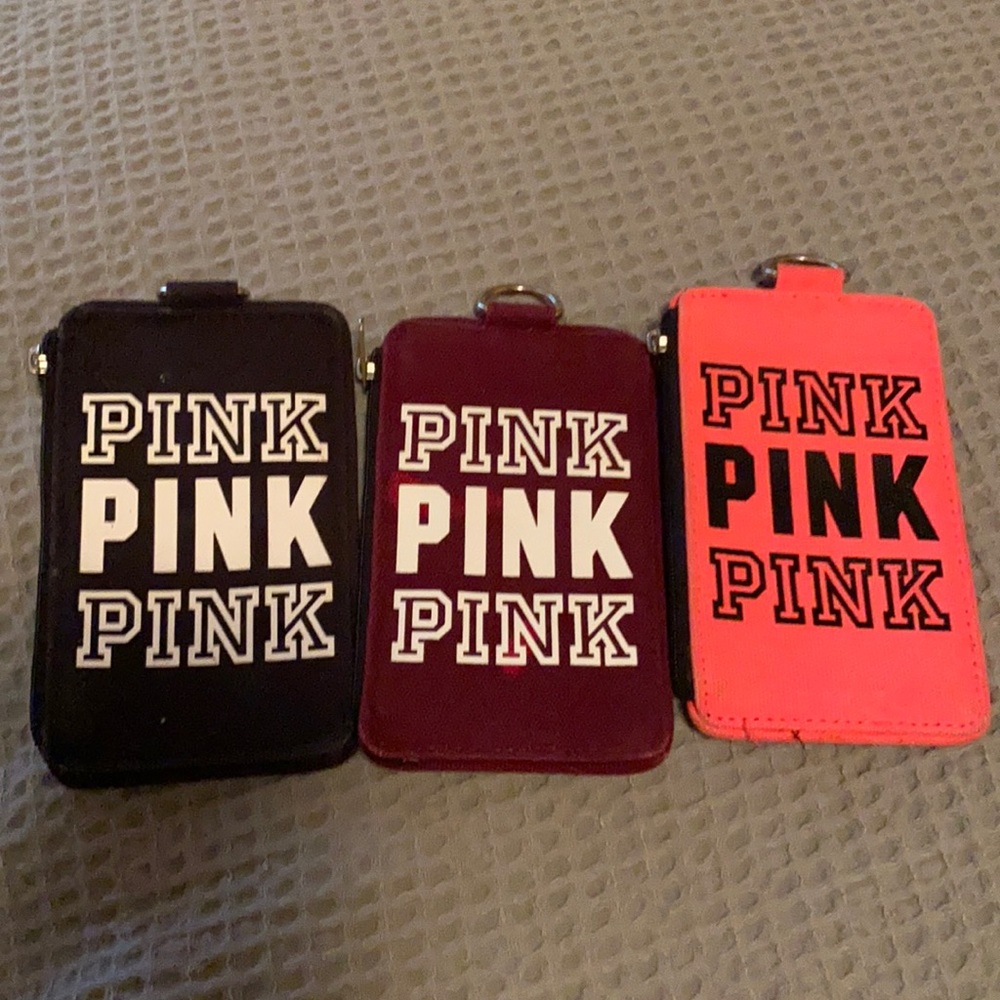 3 vintage id pouches